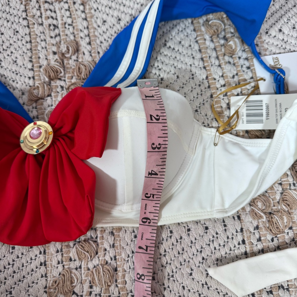 Hot Topic Sailor Moon Cosplay White Bikini Top - Picture 10 of 11